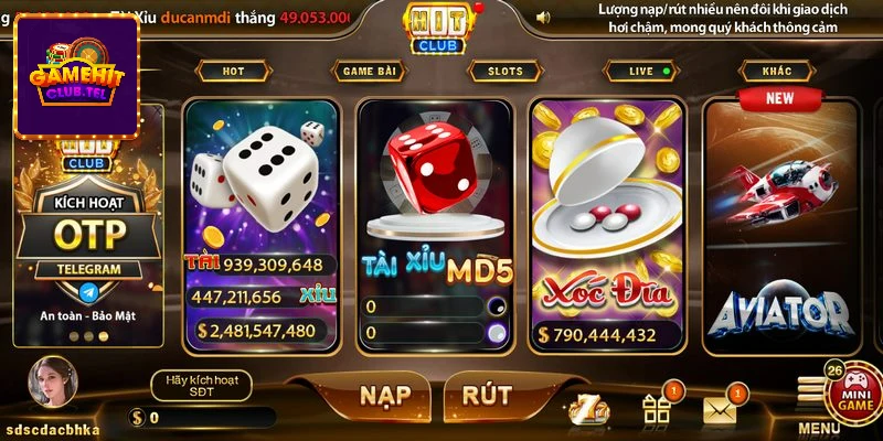 Giao diện hiện đại, sang trọng thu hút ánh nhìn của người chơi