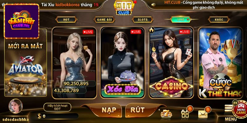 Live casino công bằng, minh bạch có sự tham gia của dealer chuyên nghiệp